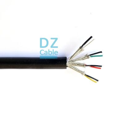 Bom preço Cable de computador FEP com proteção de tranças individual de múltiplos pares 4 pares 18AWG 450/750V TC/FEP/ISCR/Silicone Em linha