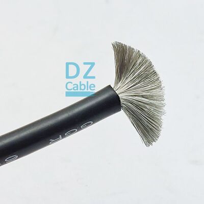 Bom preço Cabos de silicone com condutor ultrafinos flexíveis 6mm2 500V 200°C Classe 5 Em linha