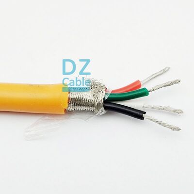 Bom preço Cable de silicone flexível de trituração multicore protegido calor 180 laranja Em linha